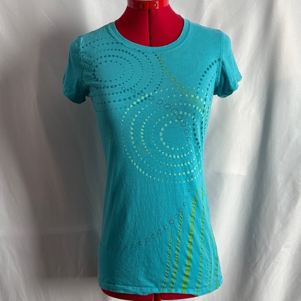 Joe Fresh Turquoise Short-Sleeve Graphic Tee XS96